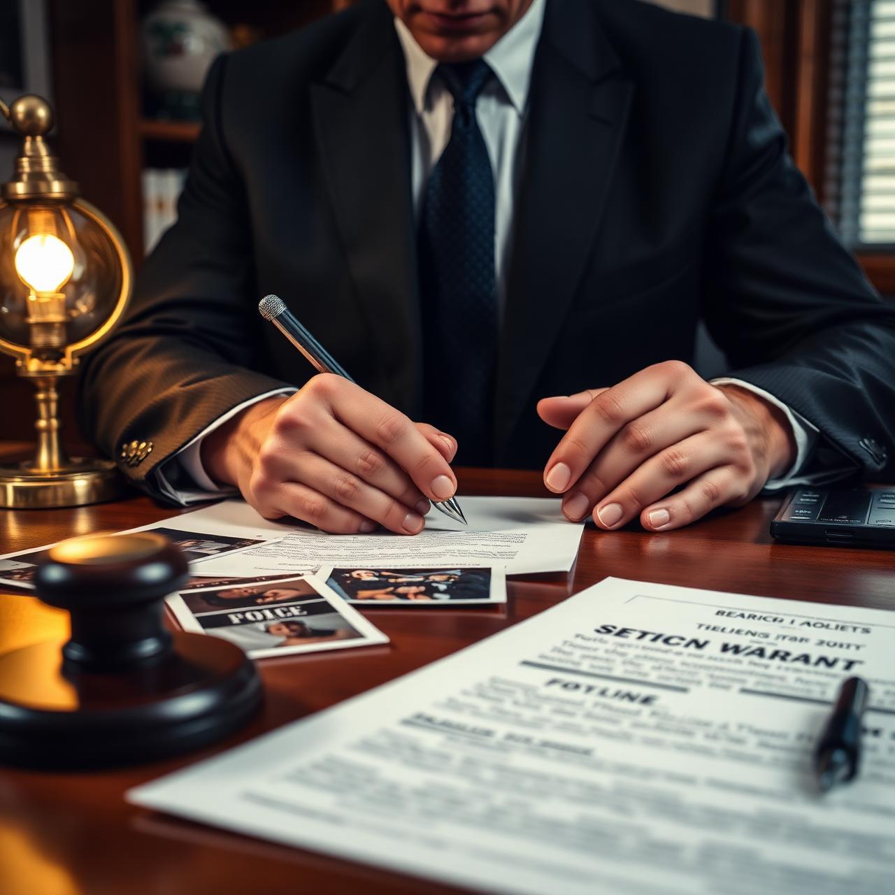 Defense attorney drafting a motion to suppress in a drug case